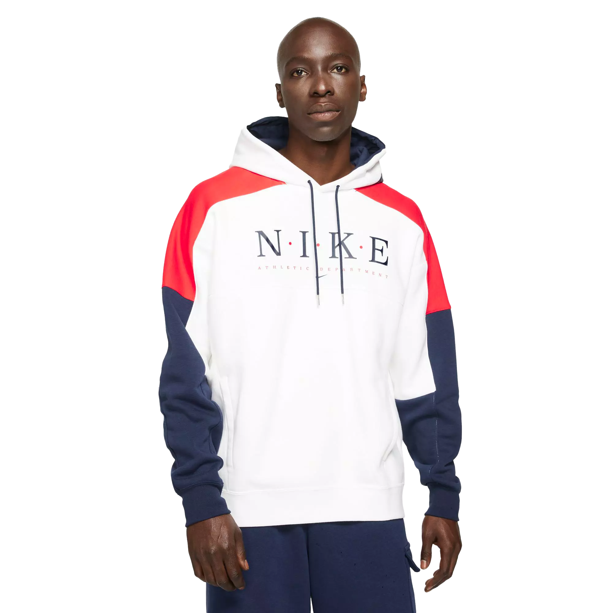 Nike Men s Sportswear Club Colorblock Pullover Hoodie Hibbett